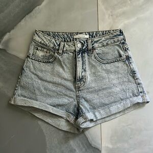 Pacsun Light Wash Mom Shorts